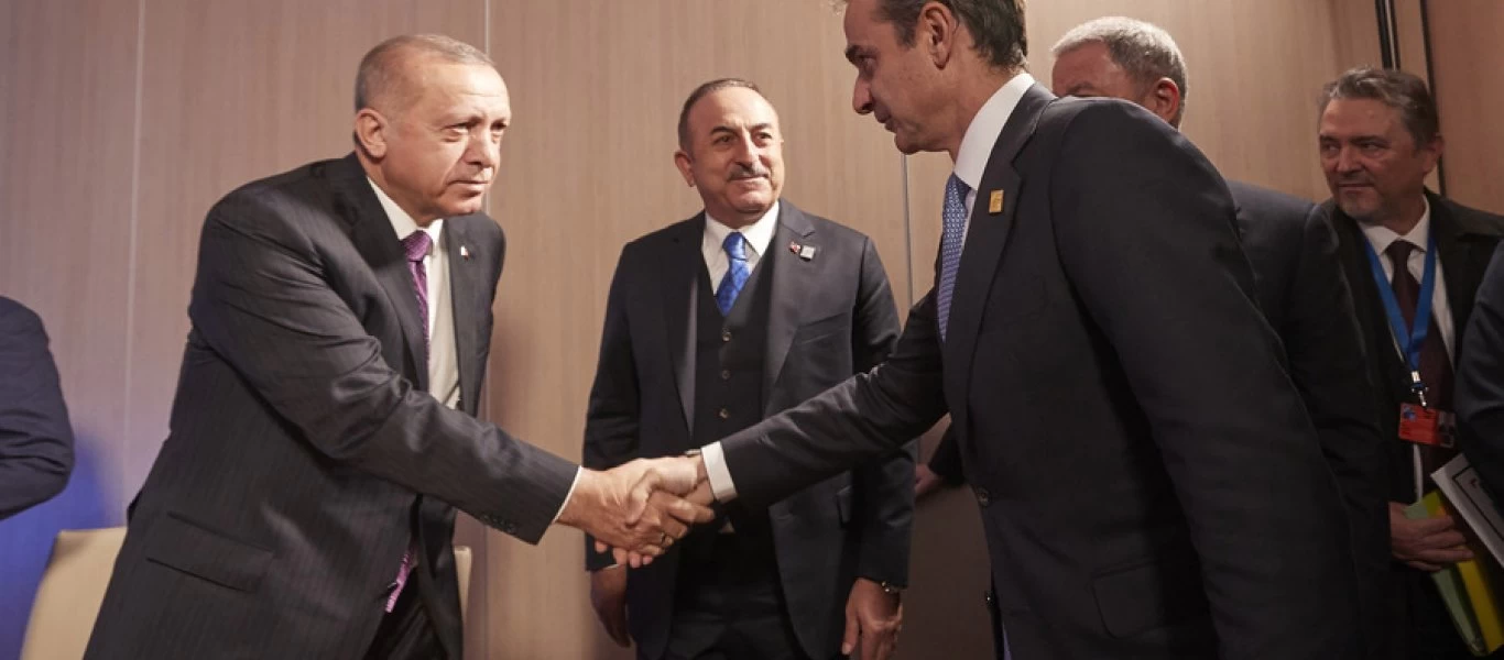 Συνάντηση Κ.Μητσοτάκη με Ρ.Τ.Ερντογάν: Βαρύ το κλίμα και παγωμένα χαμόγελα